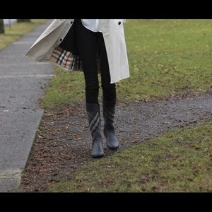 Burberry rain boots